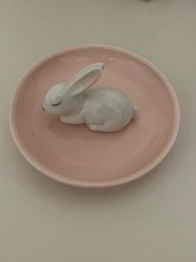 Rabbit trinket dish